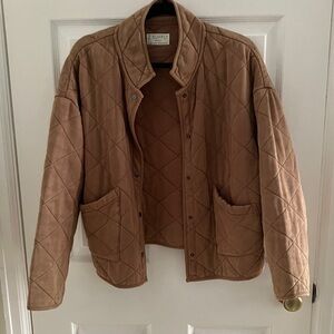Z Supply Quilted Brown Jacket